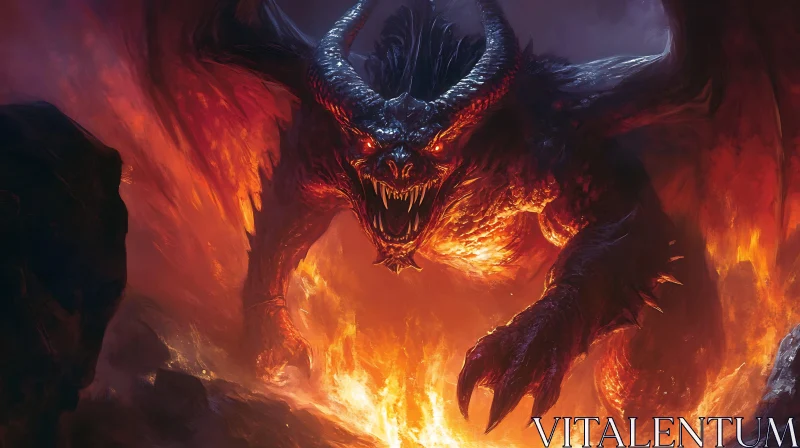 Dragon of the Flames: A Dark Fantasy