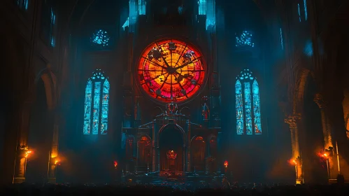 Cathedral of Time: Gothic Interior Art