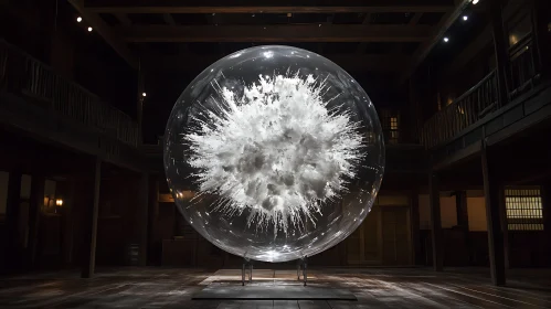 Explosive Sphere Art Installation