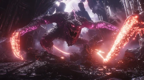 Fantasy Horror: A Monster's Dark Awakening