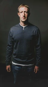 Mark Zuckerberg in Casual Attire