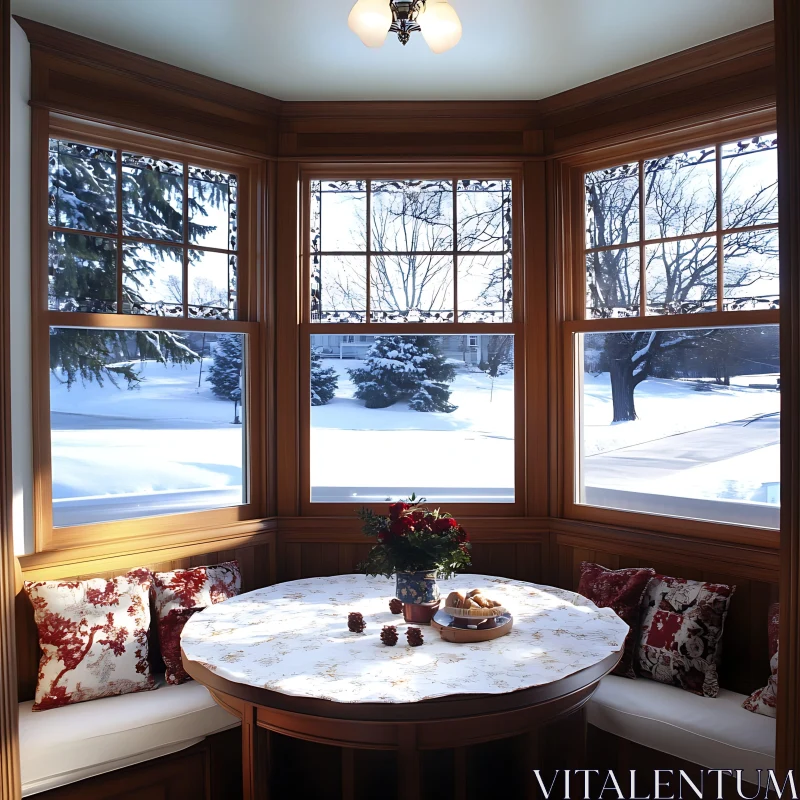 Cozy Winter Interior Scene