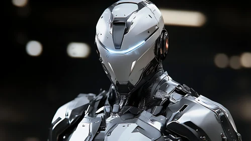 Advanced Cyborg with Sleek Design