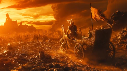 Epic Chariot War Scene
