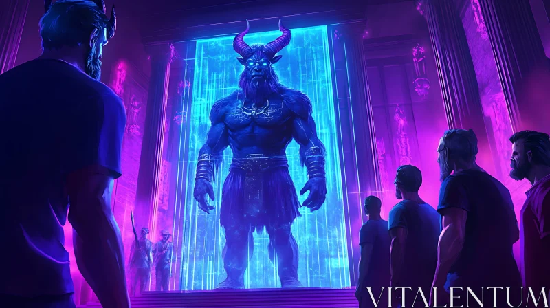 Colossal Monster in a Magic Portal