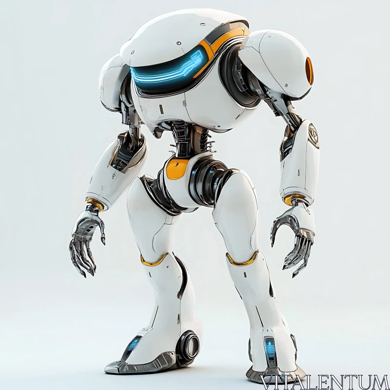 Advanced Mecha with Metallic Components