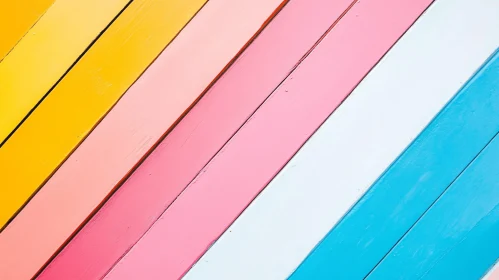 Colorful Diagonal Wood Planks