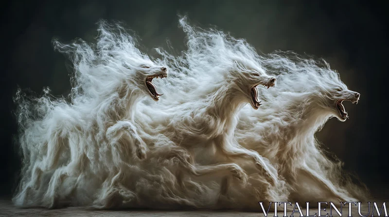 Ghostly Wolves: Ethereal Monster Pack