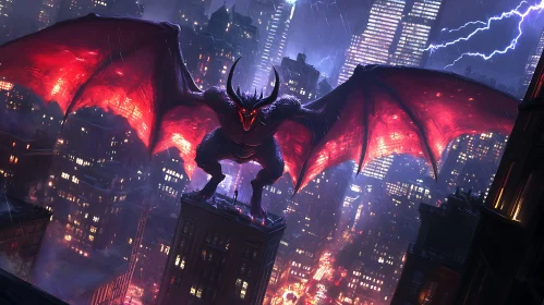 City Demon in the Storm