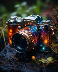 Ornate Vintage Camera Blending Tradition and Modernity