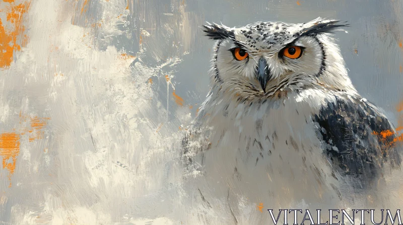 Majestic Owl Art in Soft Colors