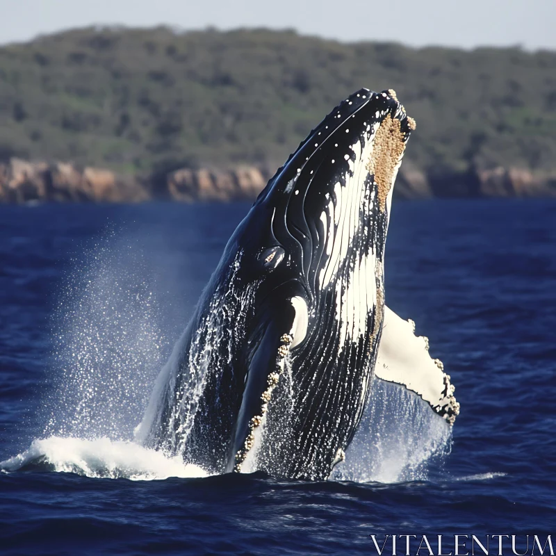 Ocean Giant Emerges: Whale's Powerful Ascent