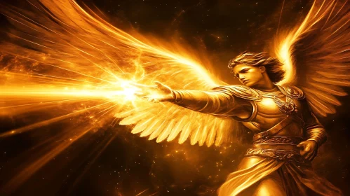 Radiant Angel in Armor