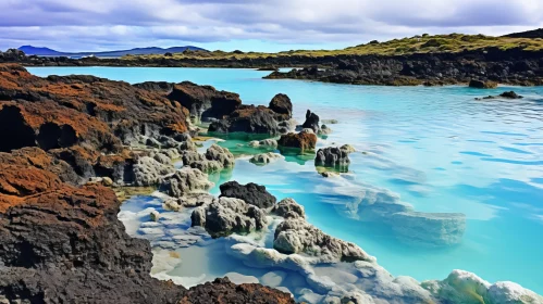 Blue Lagoon of Iceland: A Nostalgic and Serene Nature Scene