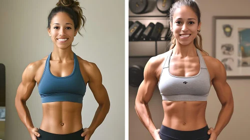 Athletic Woman's Fitness Journey