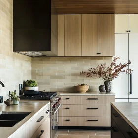 Minimalist Kitchen Design with Natural Lighting