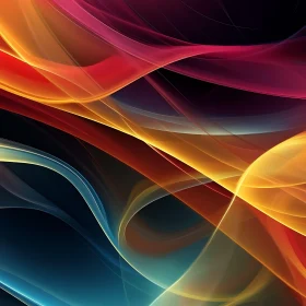 Swirling Colors Abstract Design