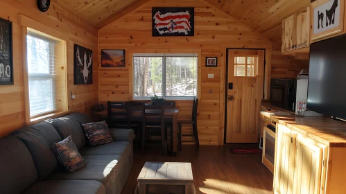 Rustic Cabin Interior