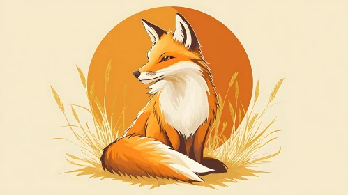 Stylized Fox Portrait