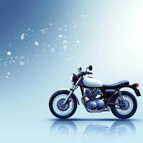 Vintage Style Motorcycle Illustration