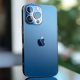 Blue iPhone with Camera Array