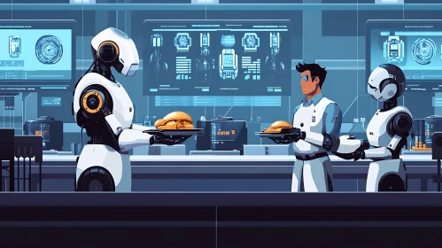 Culinary Robots in a High-Tech Setting