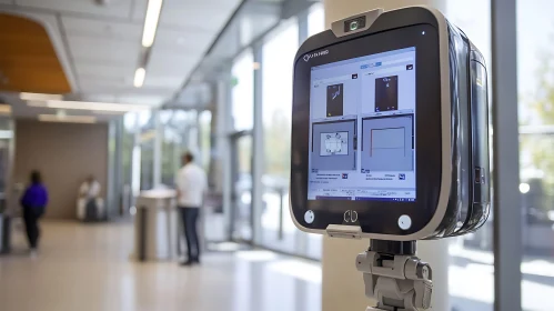 Advanced Hallway Robot with Screen Display