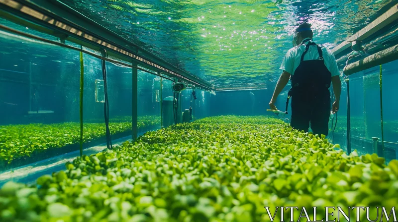 Submerged Cultivation: A Novel Approach to Farming AI Image