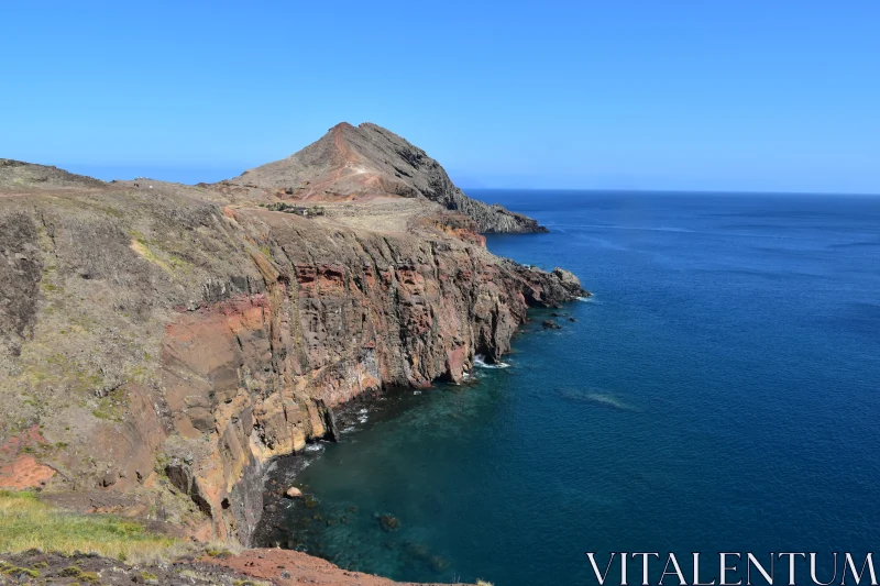 Madeira's Iconic Coastal Landscape Free Stock Photo