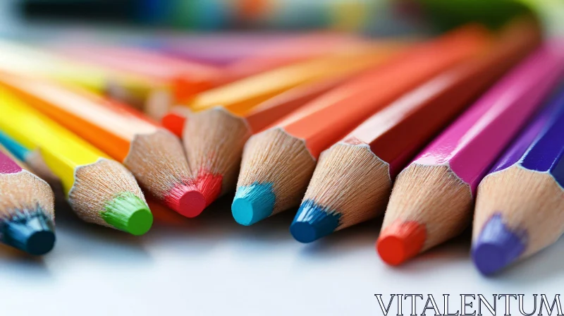 AI ART Spectrum of Colored Pencils Art