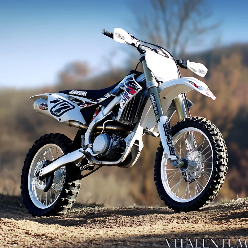 Off-Road Motorcycle Adventure AI Image