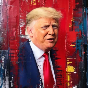 Abstract Art of Donald Trump