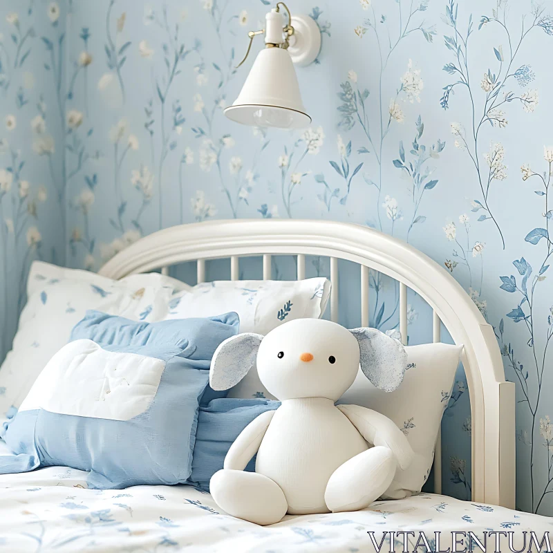 AI ART Peaceful Kids Room Interior Design