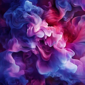 Ethereal Swirls of Colorful Abstract Art