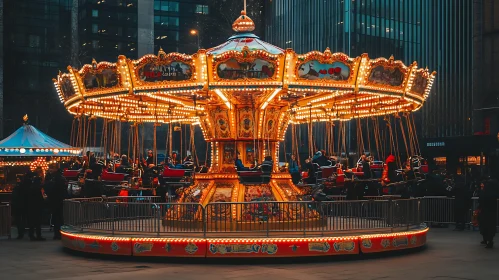 City Lights and Carousel Magic