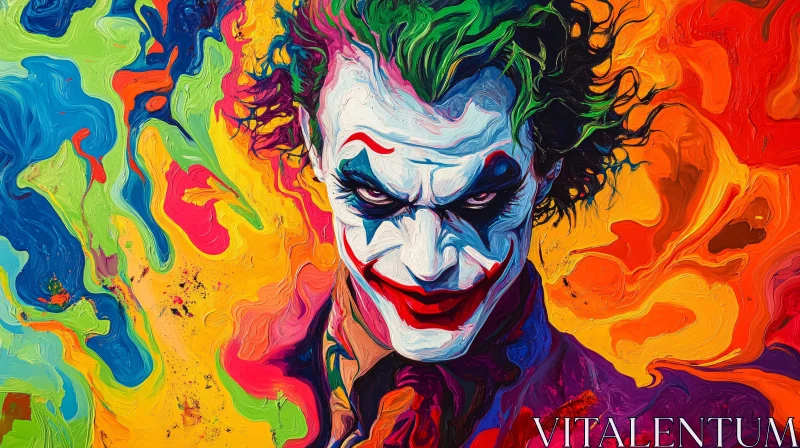 AI ART The Joker: A Study in Chaos