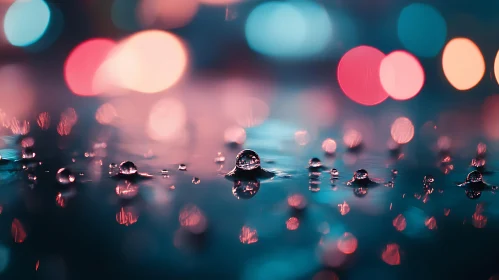 Colorful Reflections and Droplets