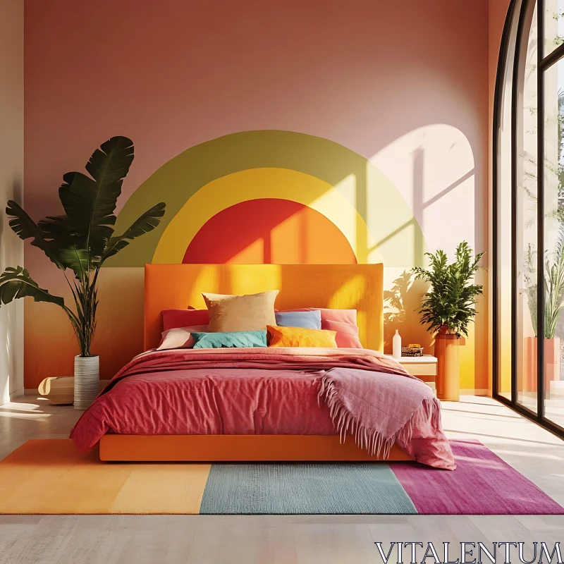 AI ART Modern Bedroom Interior Design