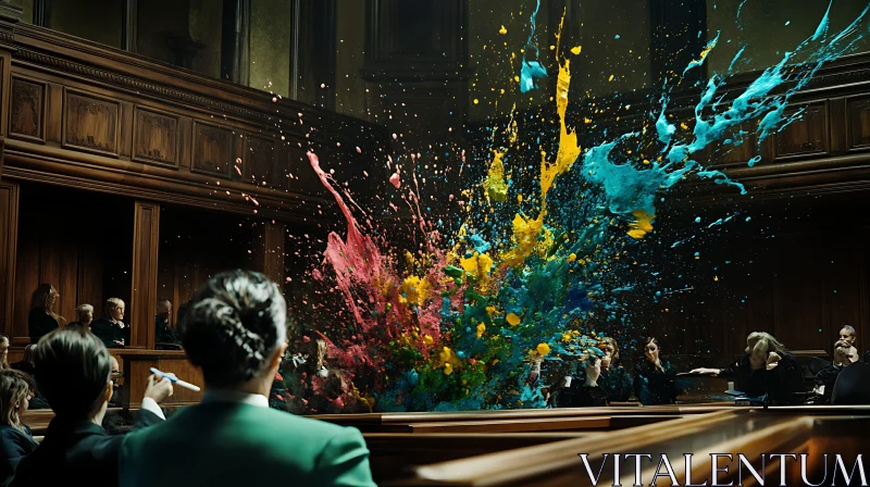 AI ART Paint Explosion in Court