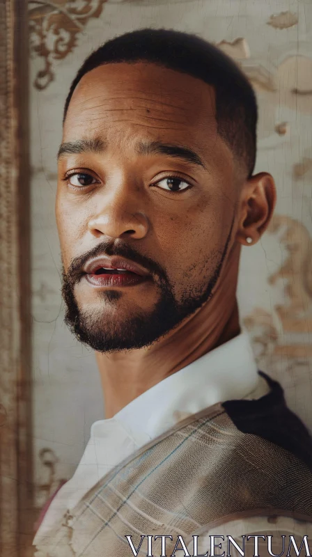 Will Smith in Plaid Vest AI Image