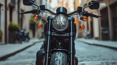 Urban Motorcycle Front View