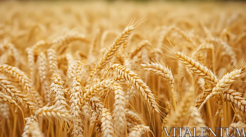 AI ART Ripe Wheat Field in Golden Light