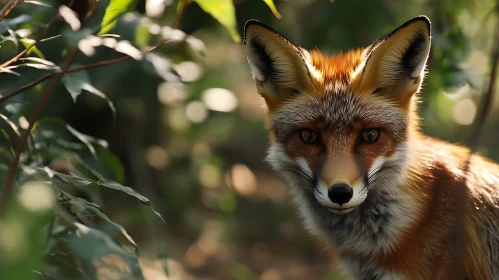 Red Fox in Natural Habitat