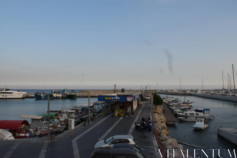 PHOTO Boats Docked at Limassol Harbor