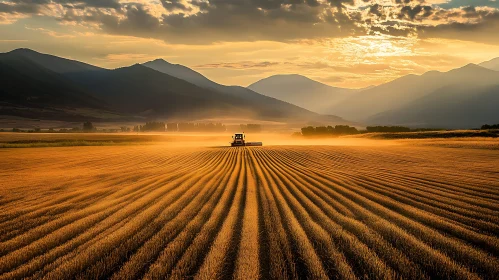 Sunset Field Work