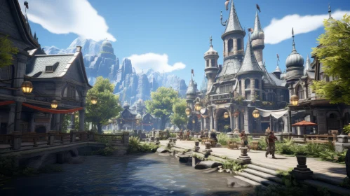 Steampunk Village Rendered in Unreal Engine 5