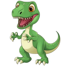 Cartoon Dinosaur Illustration
