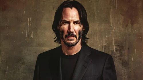 Keanu Reeves in Black Suit