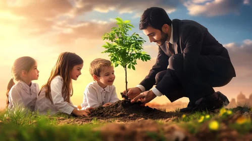 Tree Planting with Family