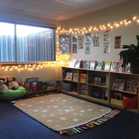 Warm and Cozy Reading Nook for Children